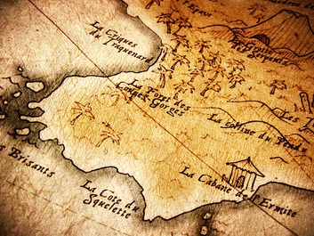 French treasure map